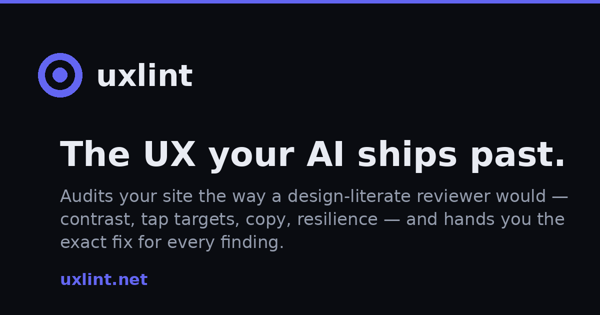 I'm building an MCP that helps AI build websites that are high quality logo